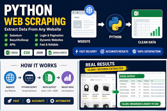 scrap the data from website