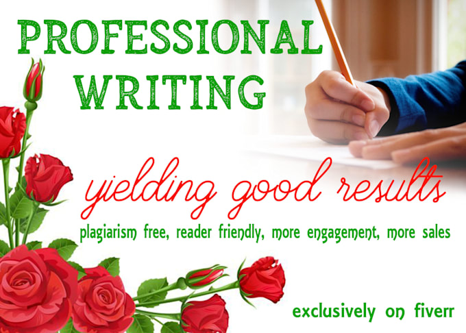 write engaging articles, blog posts, and website content