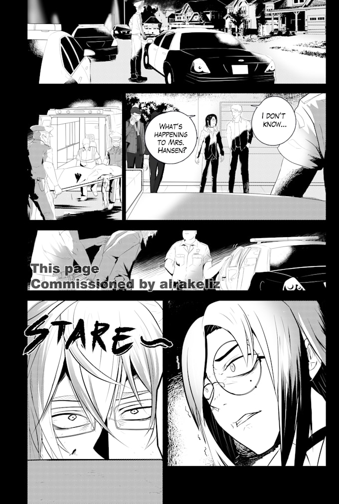 make manga page for you