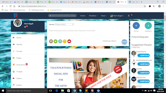 develop website in laravel