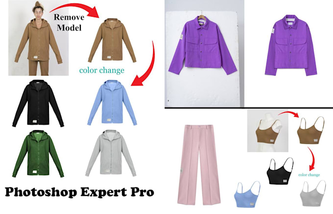 do cloth images edit, retouch, remove wrinkles on clothes