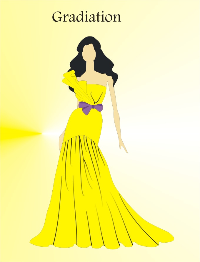 Dress design in coreldraw sales
