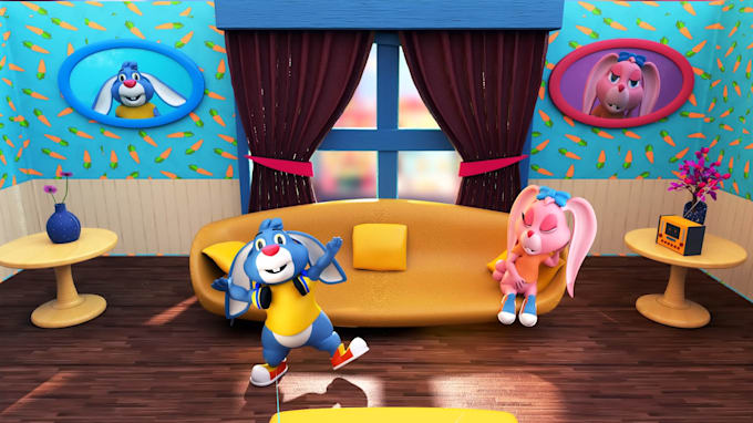 create kids 3d animation and nursery rhymes