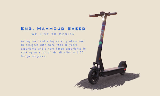 create a realistic 3d product animation