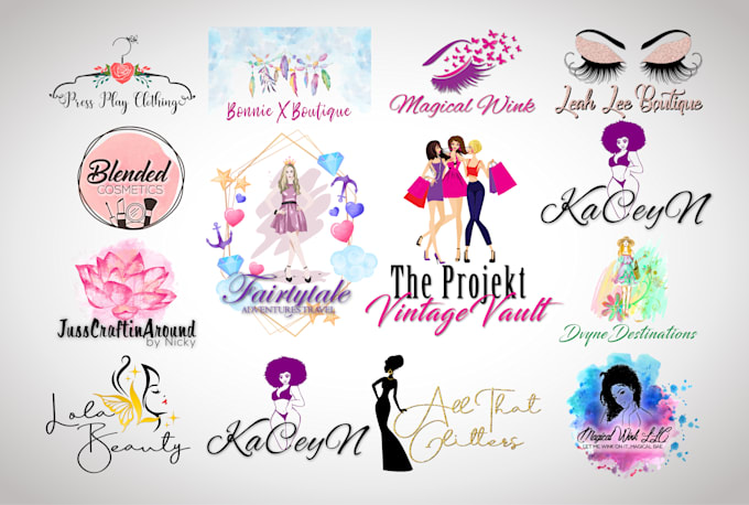 create a beautiful  custom logo for you