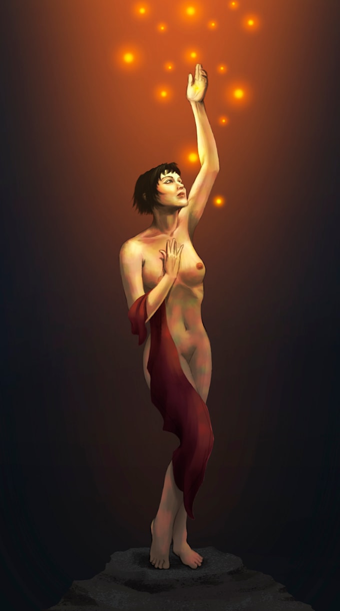 draw an illustration or concept art