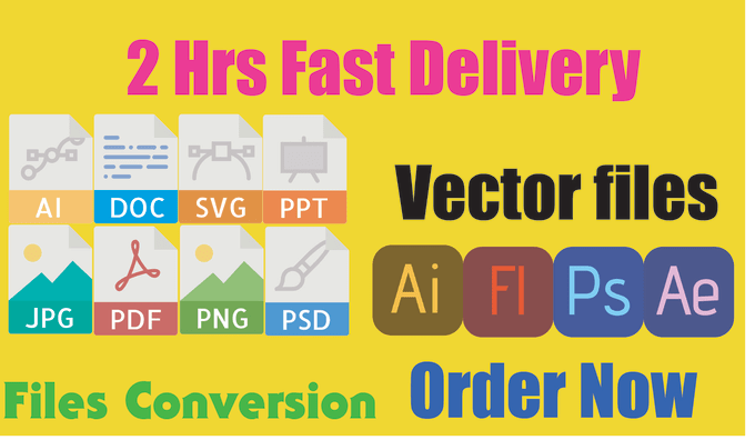 Convert logo image of any format into vector with in 2 hrs by Yahya