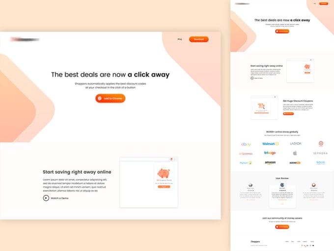 Design User Centered Landing Page By Mahmudul19