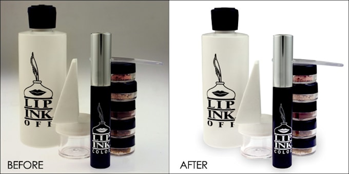 remove background 3 images with white transparent