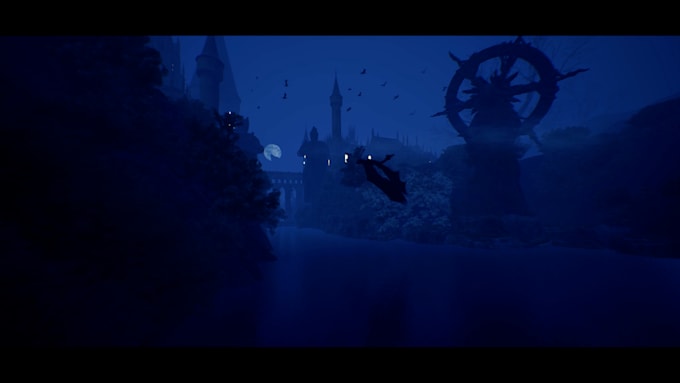create custom 3d cinematic fantasy movie logo animation