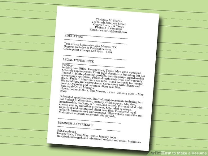 Create And Edit A Resume And Cover Letter By Kyleeiring