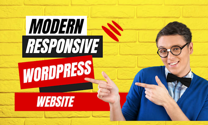 create creative, clean and modern wordpress website