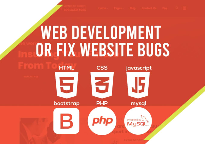 Create website in php mysql html css javascript jquery ajax by Web ...