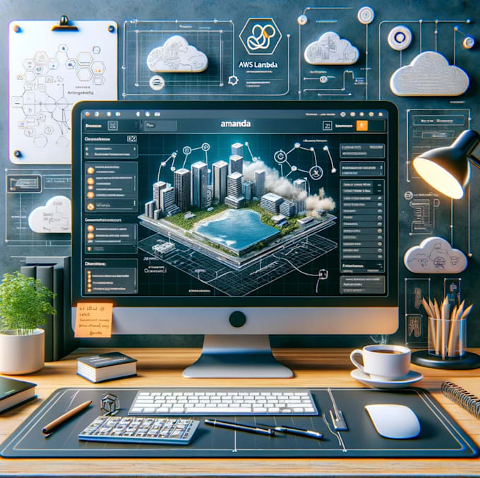 develop AWS lambda function using s3, dynamo, sqs, sns