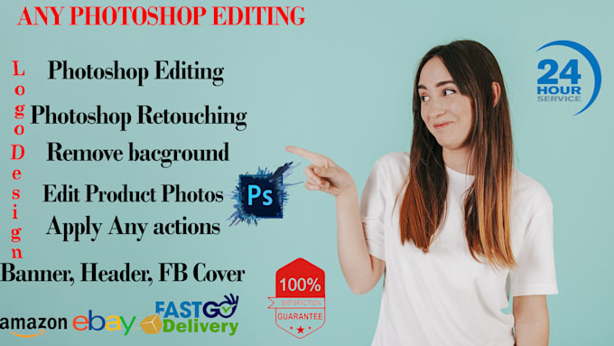 do professional photoshop editing photo retouch logo design