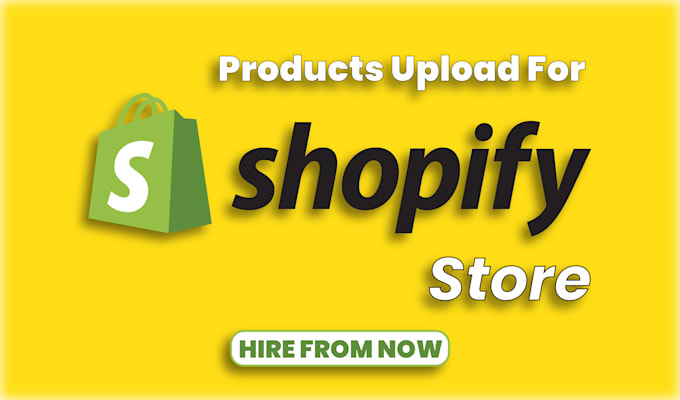 upload products for shopify store