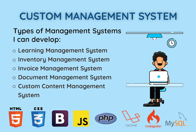 Develop web based custom management system by Codecradle | Fiverr
