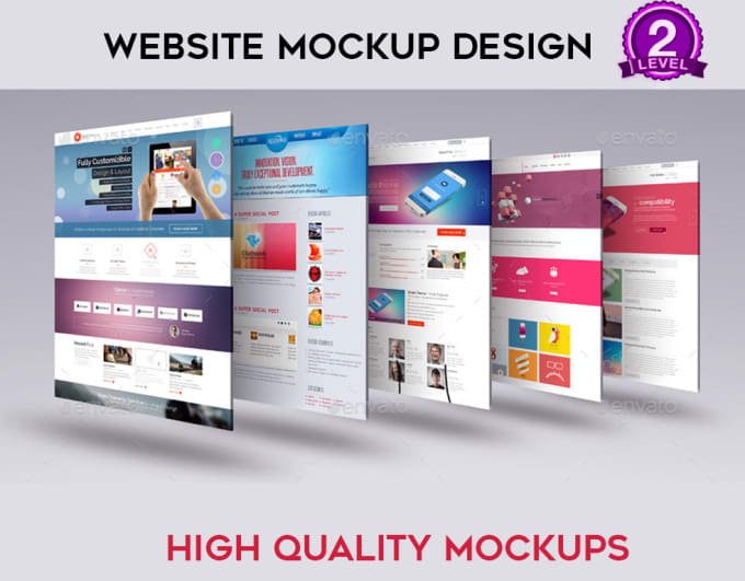 Download Design Innovative Website Mockup By Abrarjehan Fiverr