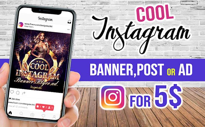Design unique instagram post, flyer by Designteckki | Fiverr
