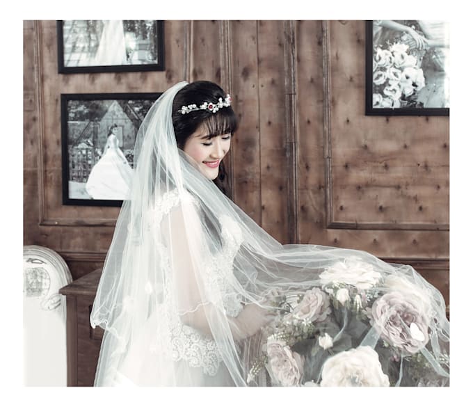 edit the photo wedding