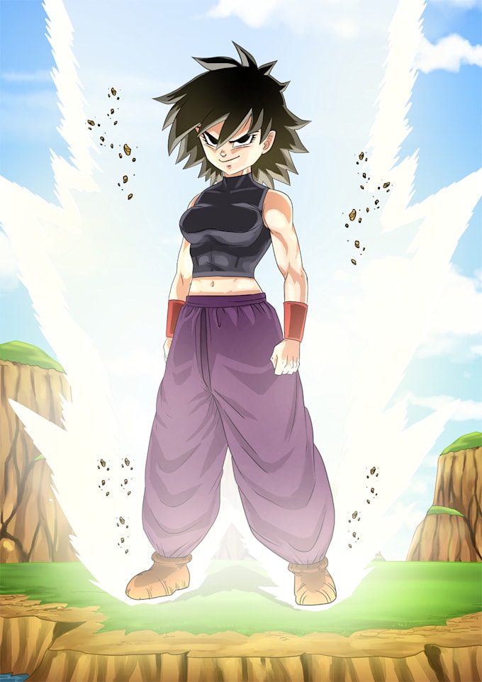 draw you as a dragon ball character