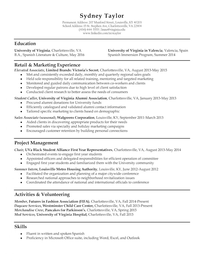 Edit Content For A Professional Resume Or Cover Letter By Jabelsea