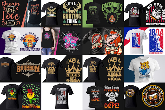 Create custom typography t shirt design by Joney2428 | Fiverr
