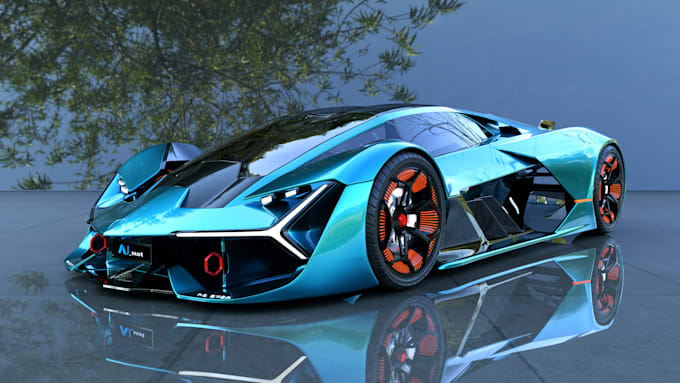 do 3d modeling and rendering of vehicles and concept cars