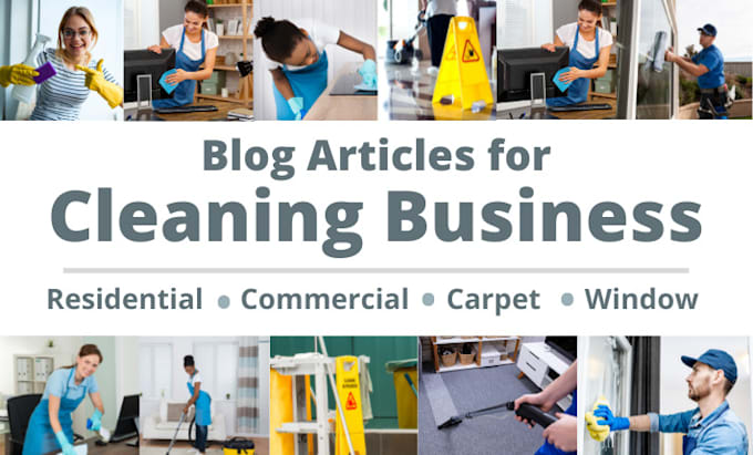 write a 500 word blog article for your cleaning company