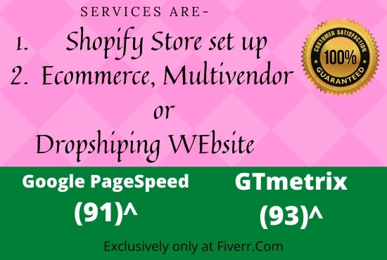 setup shopify store or ecommerce multivendor website