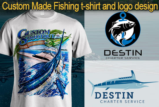 Make fishing tshirt and fishing team logo design by Shorif033 | Fiverr