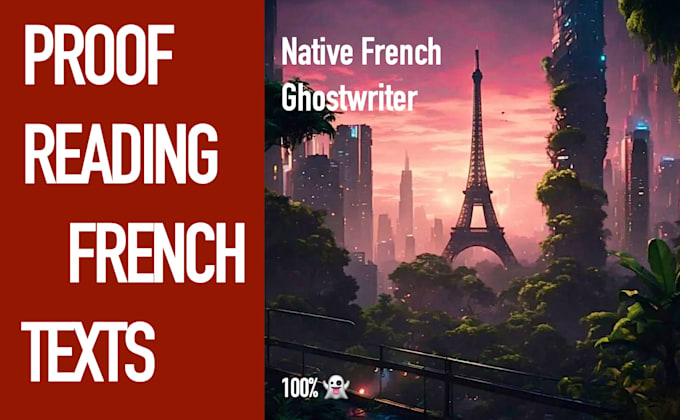 proofread, correct 5000 french words by native ghostwriter