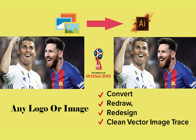 Vectorise and redrawing your logo or image professionally by ...