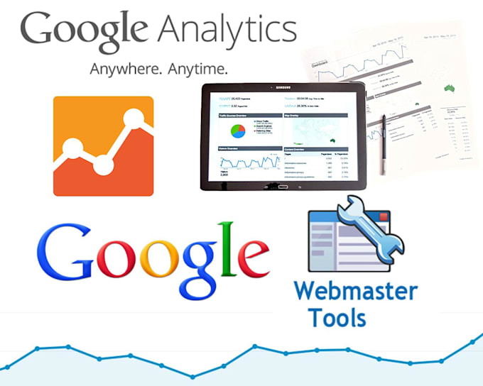 setup google analytics and webmaster, search console