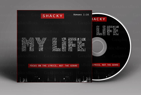 do creative album cover design for you