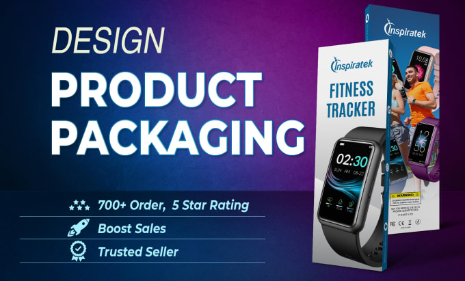 Design packaging box product label for your brand by Ridwansugi
