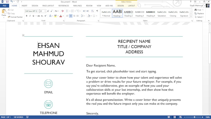 Type Any Cover Letter Or Articles As Fast As Possible By Strange Mahmud