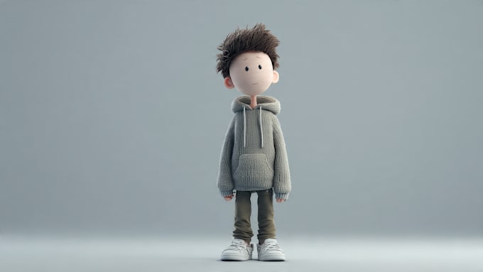 create a  3d animation video and render