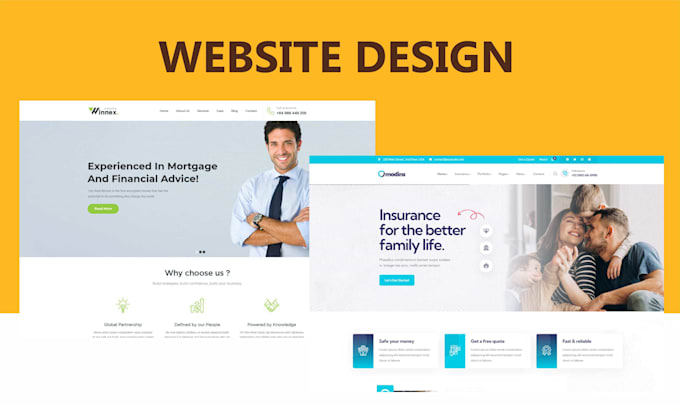 design or redesign a professional wordpress business website