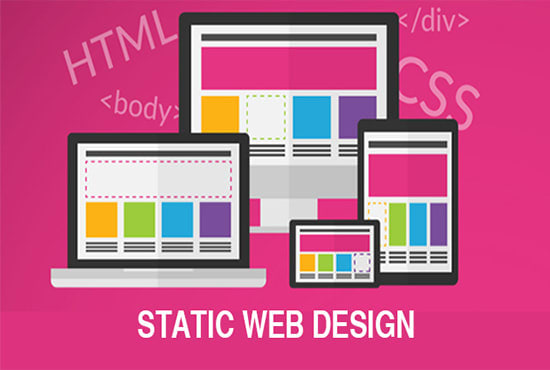 Create static website in html and css by Jasimhussain | Fiverr
