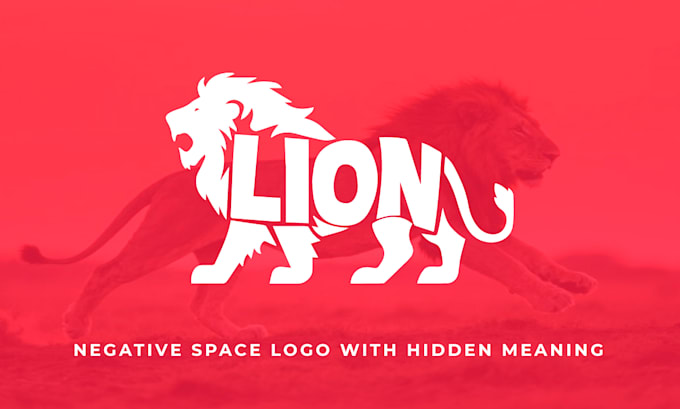 design a creative negative space logo with hidden meaning