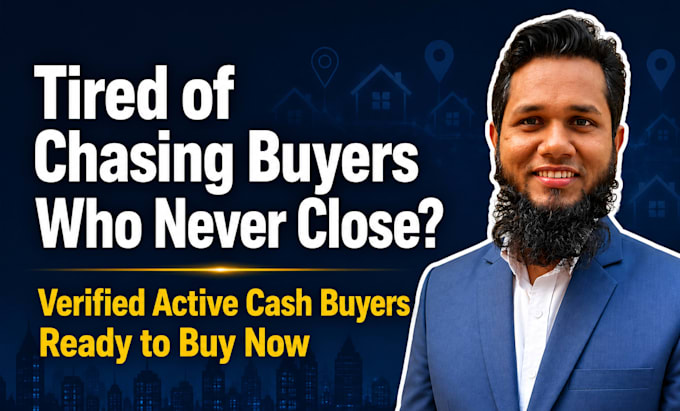 provide active cash buyer leads and real estate leads with skip tracing