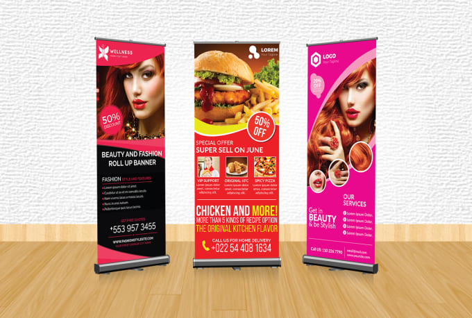 Design Creative Roll Up Banner Retractable Banner By Fahimulkarim