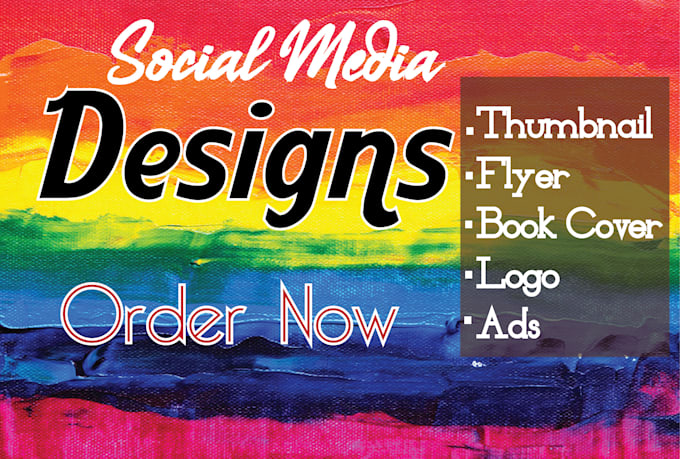 design logo,flyers, thumbnail,brochures, banner, edit text