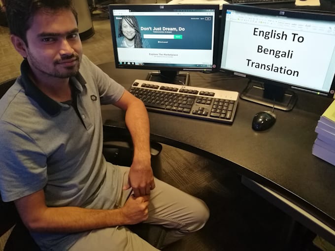 translate english to bengali accurately with proofreading