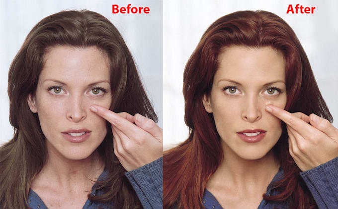 do photo retouching and colour correction