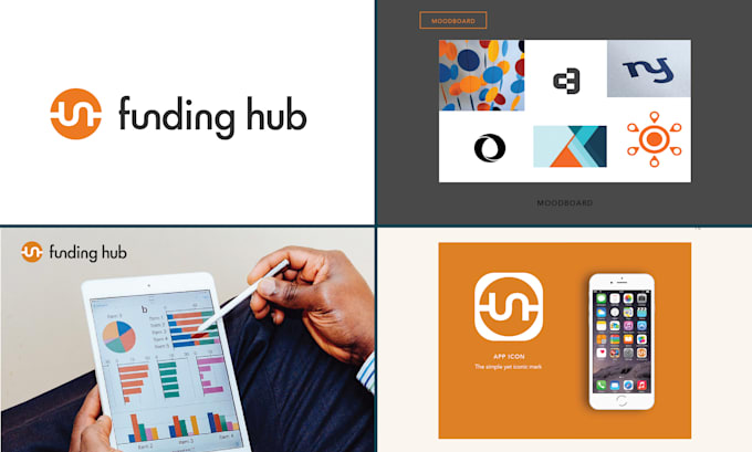 create a professional logo and visual identity