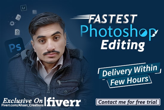 do any photoshop editing, photo touch up