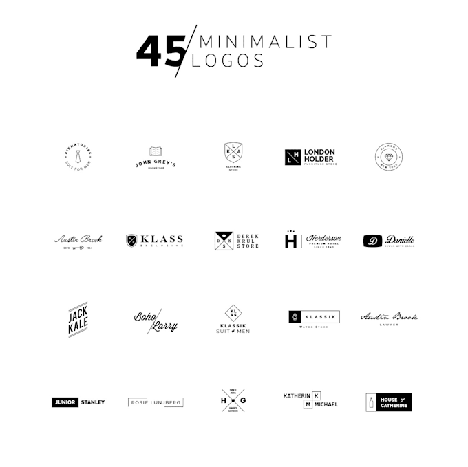 design a minimalist logo