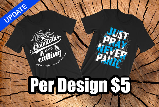 bulk tshirt designs for merch, teespring and printful